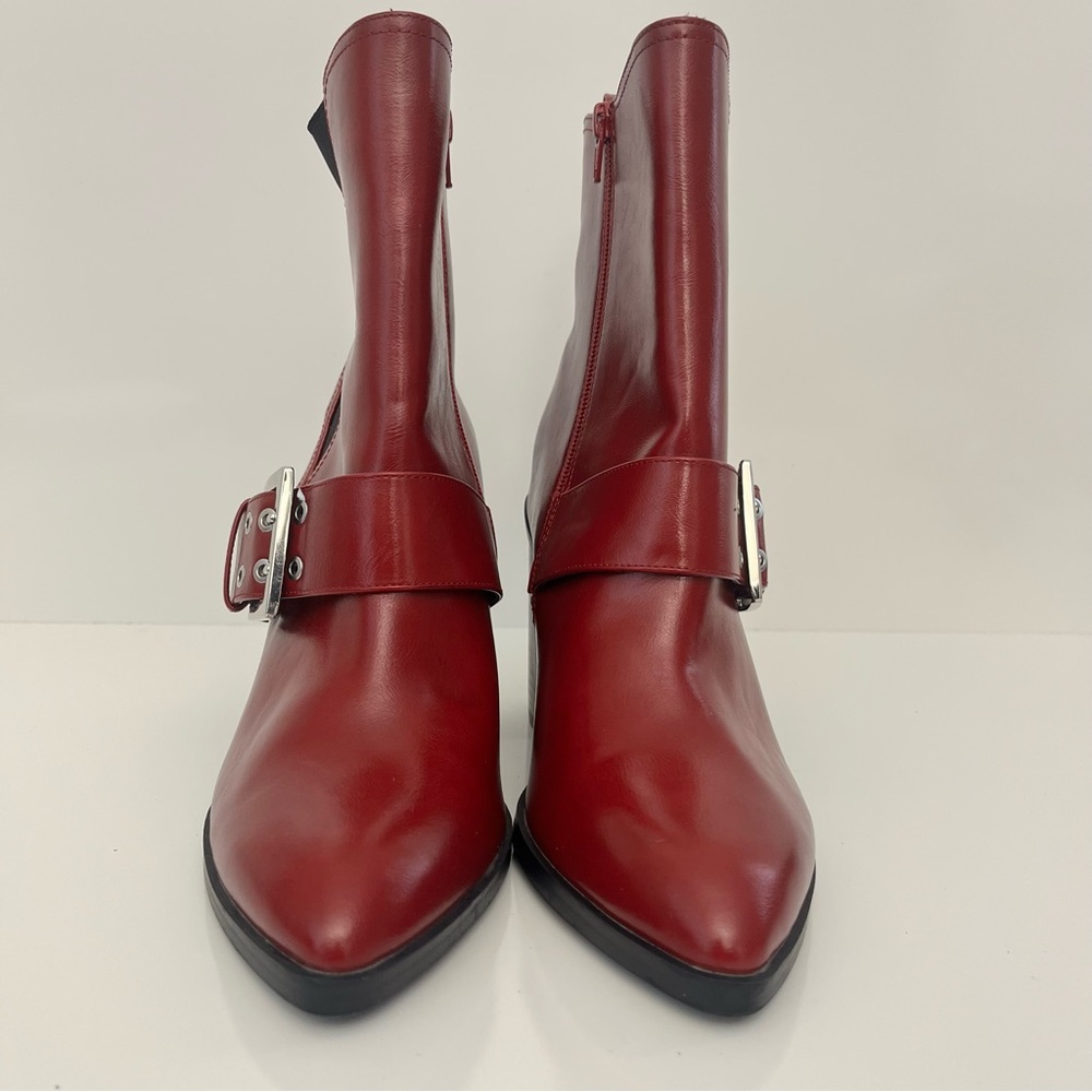 Dolce Vita Bria Red Harness Ankle Boots Womens 10 - Picture 7 of 13